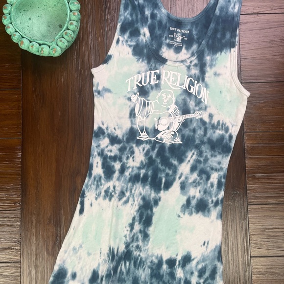 True Religion Tops - True Religion Tie Dye Buddha Ribbed Tank Size Medium